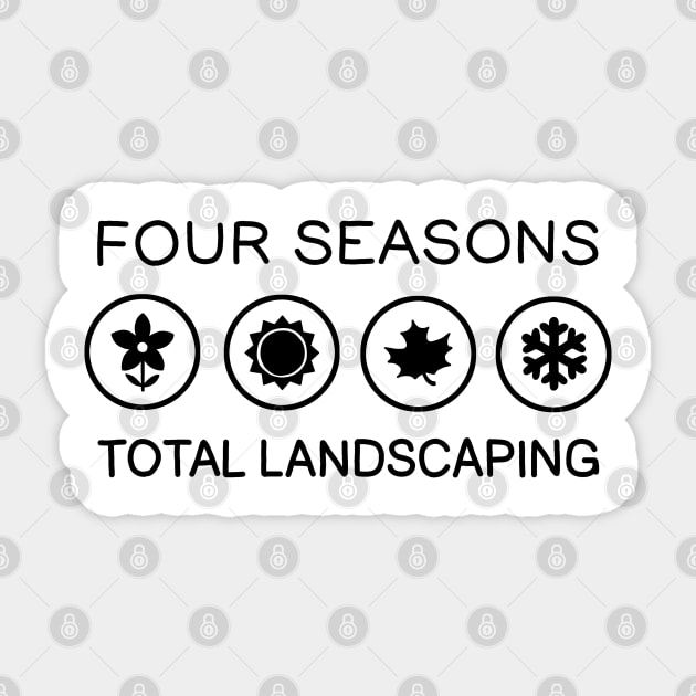 Four Seasons Total Landscaping Sticker by valentinahramov